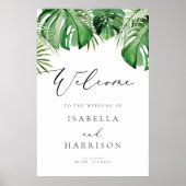 CORAトロピカルビーチパーム結婚リーフへようこそ ポスター (正面)