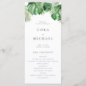 CORAトロピカルビーチ目的地ウェディングプログラム プログラム (正面)