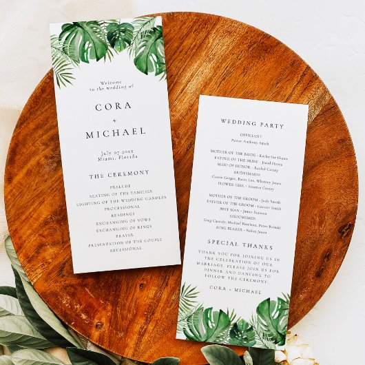 CORAトロピカルビーチ目的地ウェディングプログラム プログラム