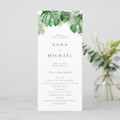 CORAトロピカルビーチ目的地ウェディングプログラム メニュー (スタンド正面)