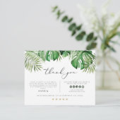 CORA トロピカルビーチ パーム 小規模事業者向けサンキュークード 招待状 (スタンド正面)