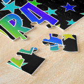 「CORA」名、おもしろい「ハッピーバースデー」 ジグソーパズル (側面)