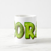 Cora Name Kiwi Style Tasse Teetasse Kaffeetasse コーヒーマグカップ (中央)