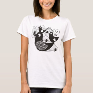 coraçãoのportuguês/ポルトガルのハート tシャツ