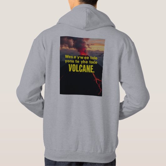 “Coração em Chamas” パーカ (裏面)