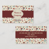 CORAÇÕES 名刺 (正面/裏面)