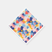 Corações Coloridos スタンダードカクテルナプキン (角)