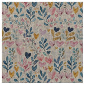 Corações em aquarela ファブリック (クローズアップ)