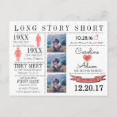 Coralのタイムライン日付のポストカードを保存 案内ポストカード (正面)