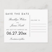 Coral金箔付き日付ポストカードを保存 案内ポストカード (裏面)