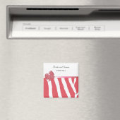 Coral モダン Save the Date マグネット (インサイチュ (食洗機))