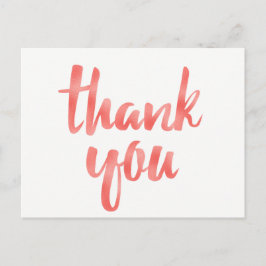 Coral 感謝してい you postcard ポストカード