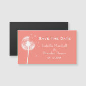 Coral 手頃 Dandelion日付磁石を保存 (正面/裏面)