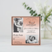 Coral 35th 結婚's Anniversary Double Photo 招待状 (スタンド正面)