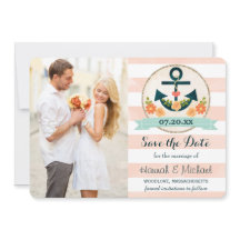 CORAL AND NAVY BLUE航海のいかり保存日