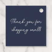 Coral Boho Florals Navy Blue Product フェイバータグ (裏面)