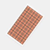 Coral Brown Checker Argyle Pattern (コーナー)