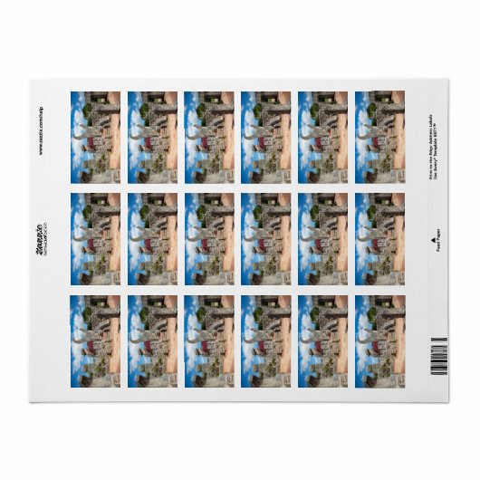 Coral Castle Flexible Magnet ラベル (フルシート)