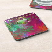Coral Depths Cork Coaster コースター (左側)