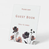 Coral Floral Wedding 台座サイン (正面)