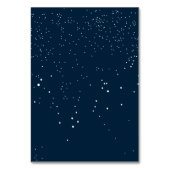 Coral Flowers on Navy 結婚 Blue's |座席表 テーブルナンバー (裏面)