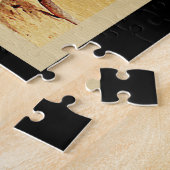 Coral Gablesのヤシの木のヴィンテージ旅行 ジグソーパズル (側面)