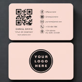 Coral Logo QR Code Professional 名刺
