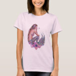 Coral mermaid with flowers by Renee Lavoie Gift B Tシャツ<br><div class="desc">私のオリジナルアクリルのアートワークから撮影されたコーラルマーメイド。著作権Renee L. Lavoie</div>