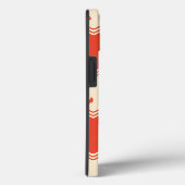 Coral Nautical Anchor Coastal Stripes Case-Mate iPhoneケース (裏面 / 右)