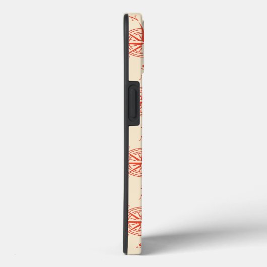 Coral Nautical Sailing Compass Case-Mate iPhoneケース (裏面 / 右)