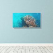 CORAL ON CANVAS 20 "x 16" キャンバスプリント (インサイチュ (ウッドフロア))