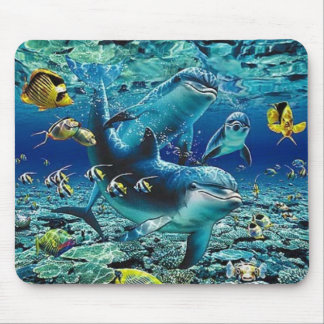 coral_pals_dolphins_1Bの私をくまなくロール マウスパッド