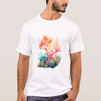 Coral reef Concept Artistic Design Tシャツ