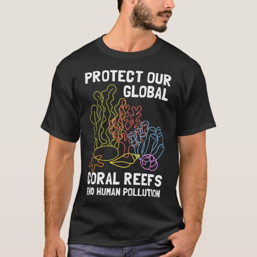 Coral Reef Environmentalist Scuba Diver Sea Biolog Tシャツ (正面)