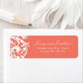 Coral RSVP住所 シール (インサイチュ)