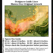 Coral & Sage Alcohol Ink + Gold EA3L Decoupage 薄葉紙