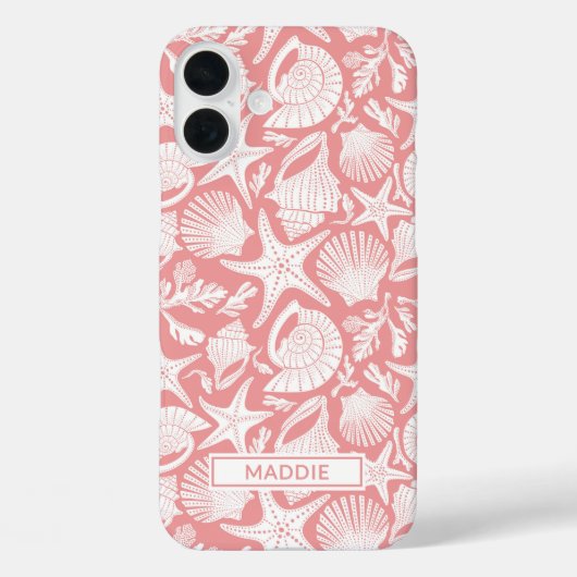 Coral Shells Personalized Case-Mate iPhoneケース (裏面)