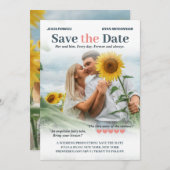 Coral & Storm Romcomポスターフォトセーブ・ザ・デイト セーブザデート (正面/裏面)