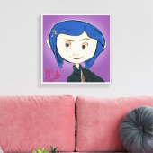 Coraline Movie Canvas Print Wall Art キャンバスプリント (インサイチュ (リビング))