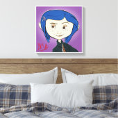 Coraline Movie Canvas Print Wall Art キャンバスプリント (インサイチュ (寝室))