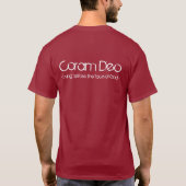 Coram Deo Tシャツ (裏面)
