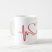 corazón コーヒーマグカップ (正面左)