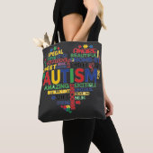 corazon autismo トートバッグ (クローズアップ)