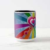 Corazón de colores ツートーンマグカップ (中央)