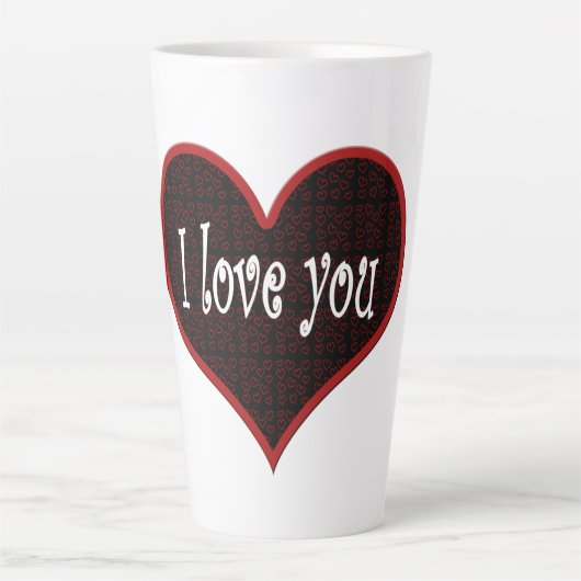 Corazón I love you カフェラテマグ (正面)