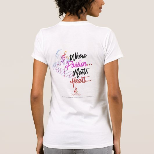 Corazón Mestizo Logo T-Shirt – Where Passion Meets Tシャツ (裏面)