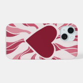 Corazón Minimalista iPhone 15ケース (裏面横)
