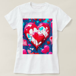 Corazones derretidos tシャツ