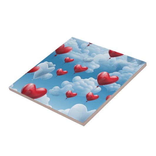 Corazones en cielo タイル (側面)