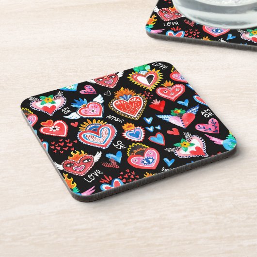 Corazones mexicanos コースター (左側)